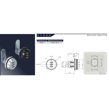 Combination Cam Lock para armários, armário e gaveta Al-4002